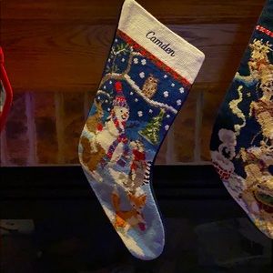 L L Bean Needlepoint Stocking